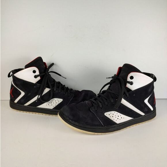 Nike Jordan Flight Legend Off-Court Shoe Black/Gym Red-White AA2526 023 Sz 11.5 - Picture 2 of 8